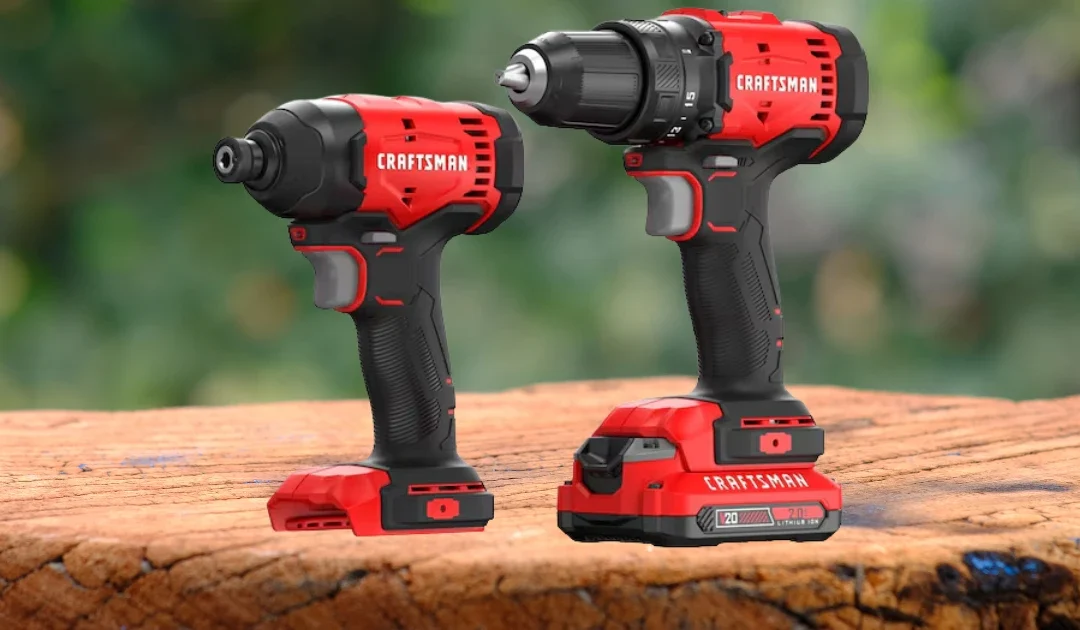 Combo Kit de 2 Herramientas Eléctricas CRAFTSMAN V20 de 20 Voltios SOLO $79 (Reg. $169) | incluye 1 Batería y Cargador