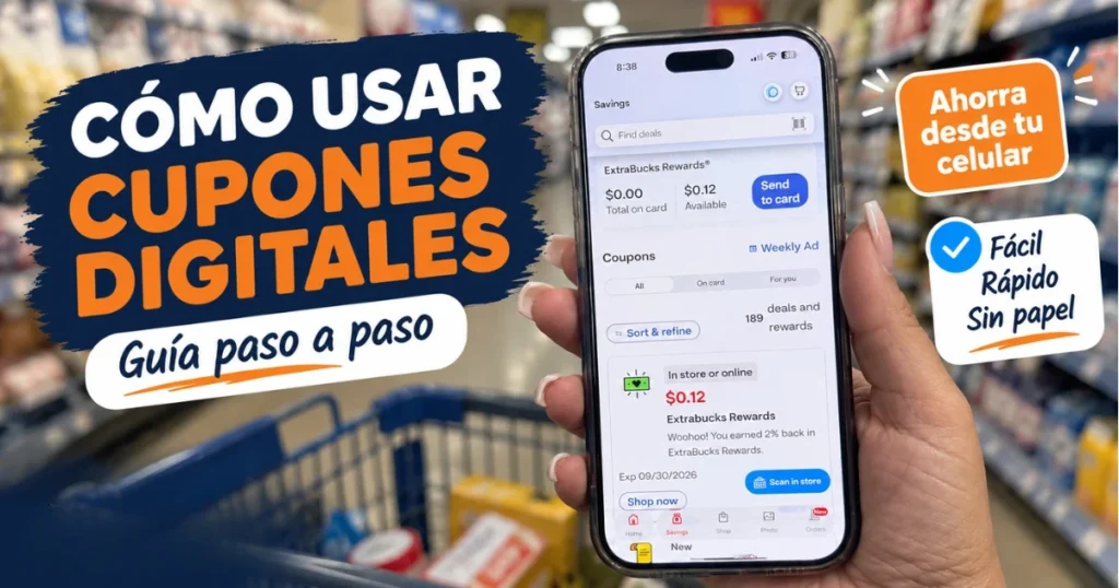 como usar cupones digitales