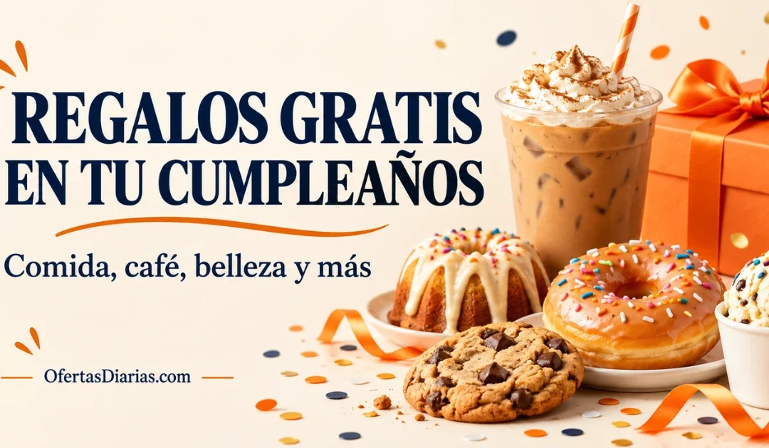 Cosas GRATIS Que Puedes Recibir el Día de tu Cumpleaños – Actualizado 2026